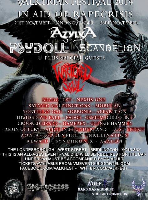 News: Lost Effect & Satanic Malfunctions confirmed for Valkyrian Festival 2014
